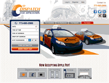 Tablet Screenshot of dispatchtaxi.com
